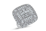 2.90 Karat Diamond Baguette Ring