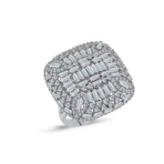 2.90 Karat Diamond Baguette Ring