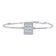 0.89 Karat Diamond Baguette Bracelet
