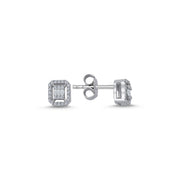 Diamond Baguette Earrings