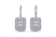 1.61 Karat Diamond Earrings