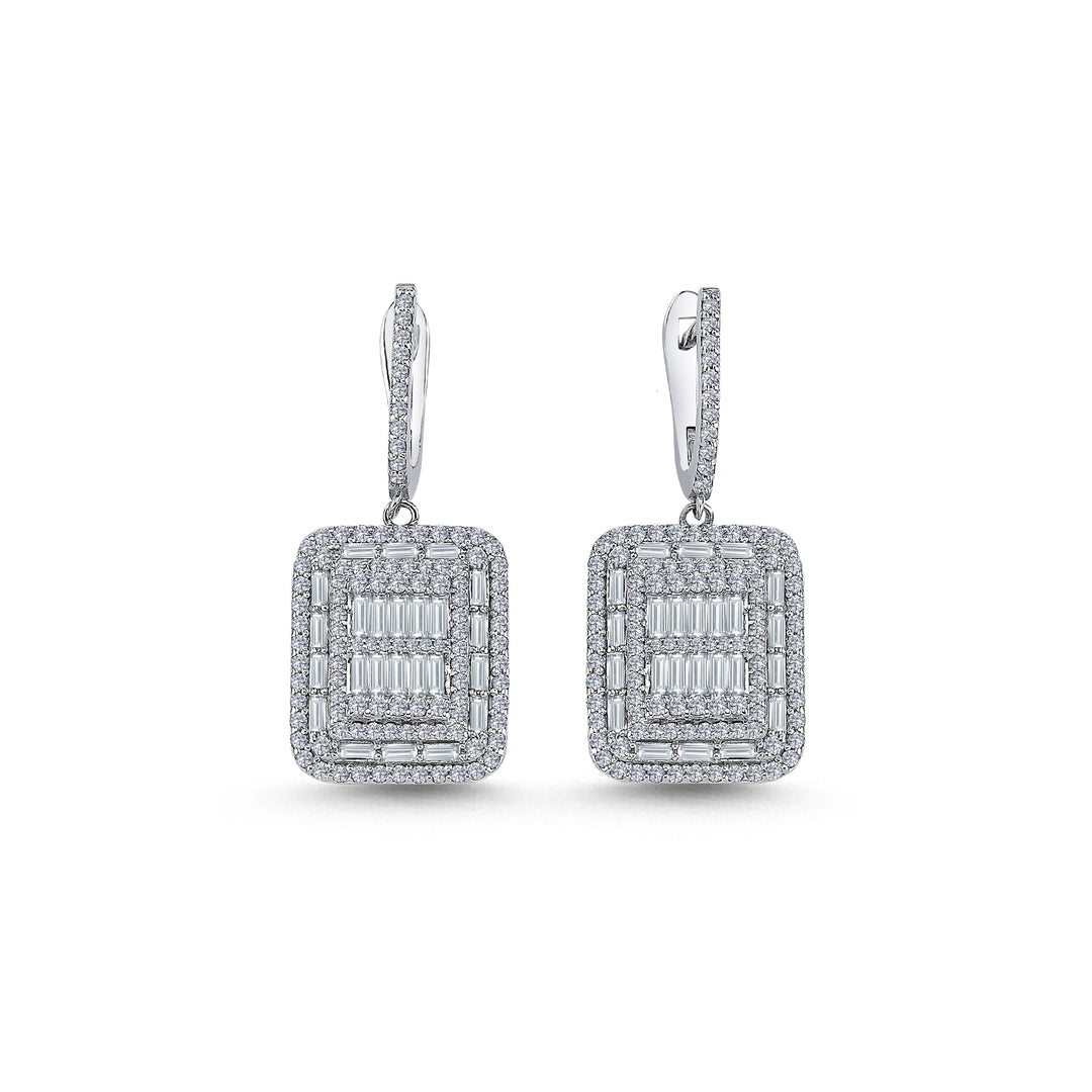 1.61 Karat Diamond Earrings