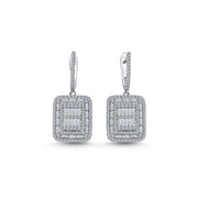 1.61 Karat Diamond Earrings