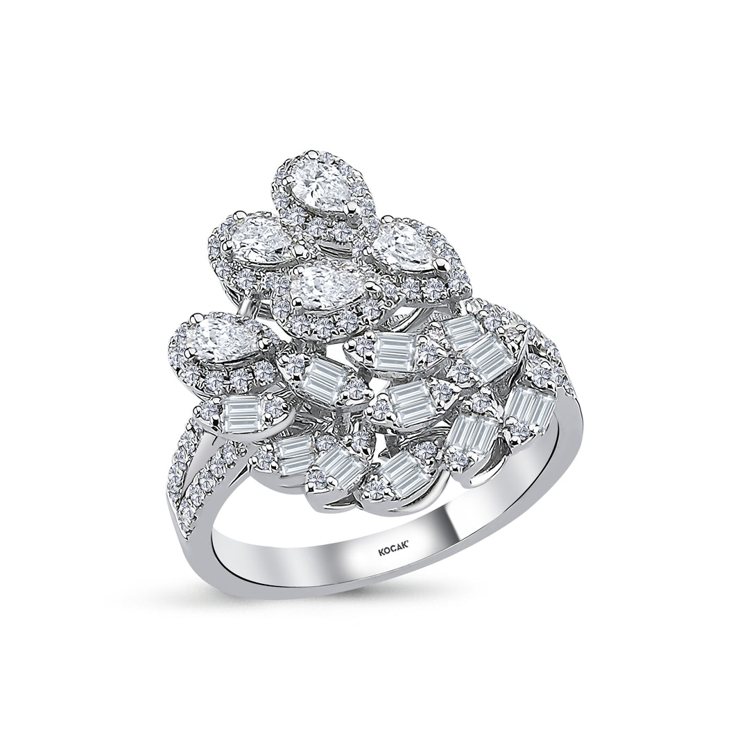 0.92 Karat Diamond Baguette Ring