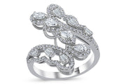 0.78 Karat Diamond Baguette Ring