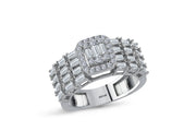 1.11 Karat Diamond Baguette Ring