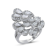 2.19 Karat Diamond Baguette Ring