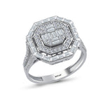 Load image into Gallery viewer, 0.88 Karat Diamond Baguette Ring