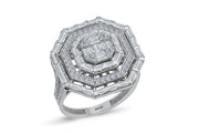 1.46 Karat Diamond Baguette Ring