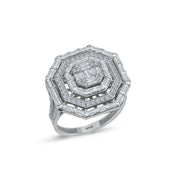 1.46 Karat Diamond Baguette Ring
