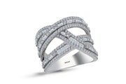 1.73 Karat Diamond Baguette Ring