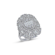 1.84 Karat Diamond Baguette Ring