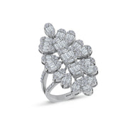 1.79 Karat Diamond Baguette Ring