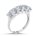 Load image into Gallery viewer, 14ct Five Stone Gold Ring