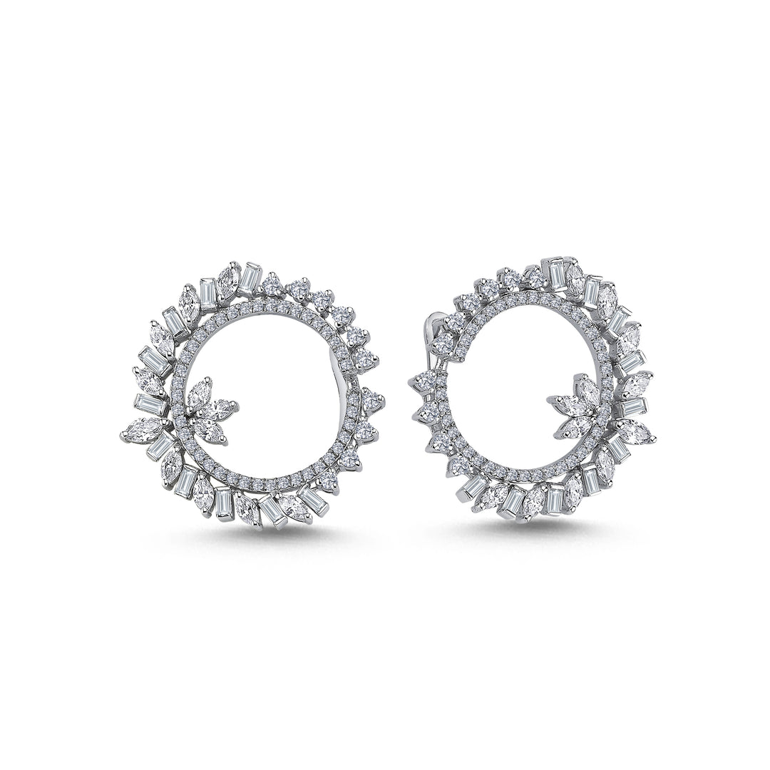 2.34 Karat Diamond Earrings