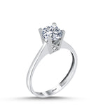 Load image into Gallery viewer, 14ct Solitaire Gold Ring