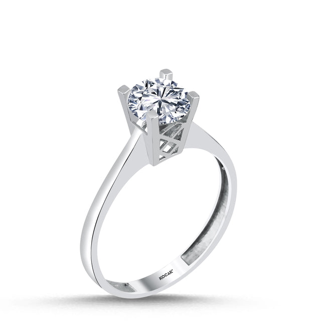 14ct Solitaire Gold Ring