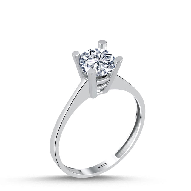 14ct Solitaire Gold Ring