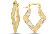 14ct Uc Colour Gold Earrings