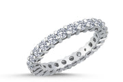 1.37 Karat Full Eternity Diamond Ring