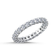 1.37 Karat Full Eternity Diamond Ring