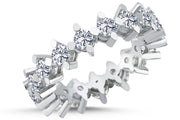 2.02 Karat Full Eternity Diamond Ring