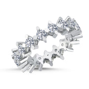 2.02 Karat Full Eternity Diamond Ring