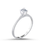 Load image into Gallery viewer, 0.25 Karat EF SI Solitaire Diamond Ring