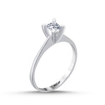 Load image into Gallery viewer, 0.30 Karat EF SI Diamond Solitaire Ring