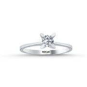 0.30 Karat EF SI Diamond Solitaire Ring