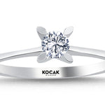 Load image into Gallery viewer, 0.25 Karat EF SI Solitaire Diamond Ring