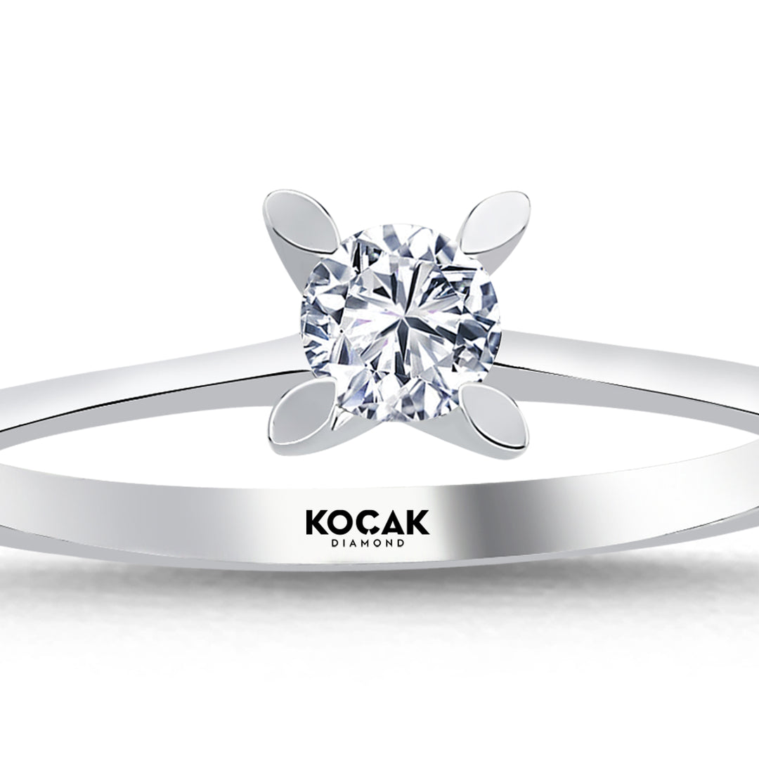 0.25 Karat EF SI Solitaire Diamond Ring