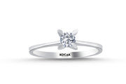 0.25 Karat EF SI Solitaire Diamond Ring