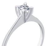 Load image into Gallery viewer, 0.20 Karat EF SI Solitaire Diamond Ring