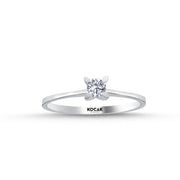 0.15 Karat EF SI Solitaire Diamond Ring