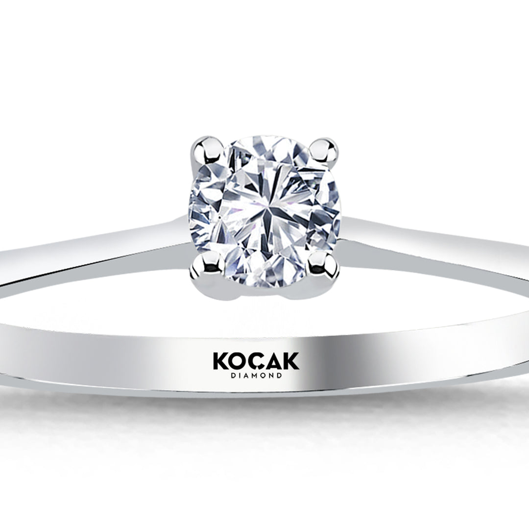 0.25 Karat EF SI Solitaire Diamond Ring