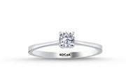 0.25 Karat EF SI Solitaire Diamond Ring