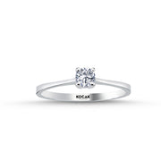 0.25 Karat EF SI Solitaire Diamond Ring