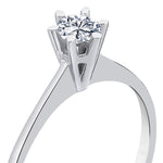 Load image into Gallery viewer, 0.25 Karat EF SI Solitaire Diamond Ring