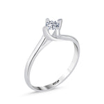 Load image into Gallery viewer, 0.25 Karat EF SI Solitaire Diamond Ring