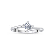 0.25 Karat EF SI Solitaire Diamond Ring