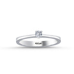 Load image into Gallery viewer, 0.10 Karat EF SI Solitaire Diamond Ring