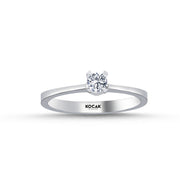 0.15 Karat EF SI Solitaire Diamond Ring