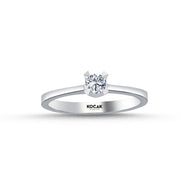 0.20 Karat EF SI Solitaire Diamond Ring