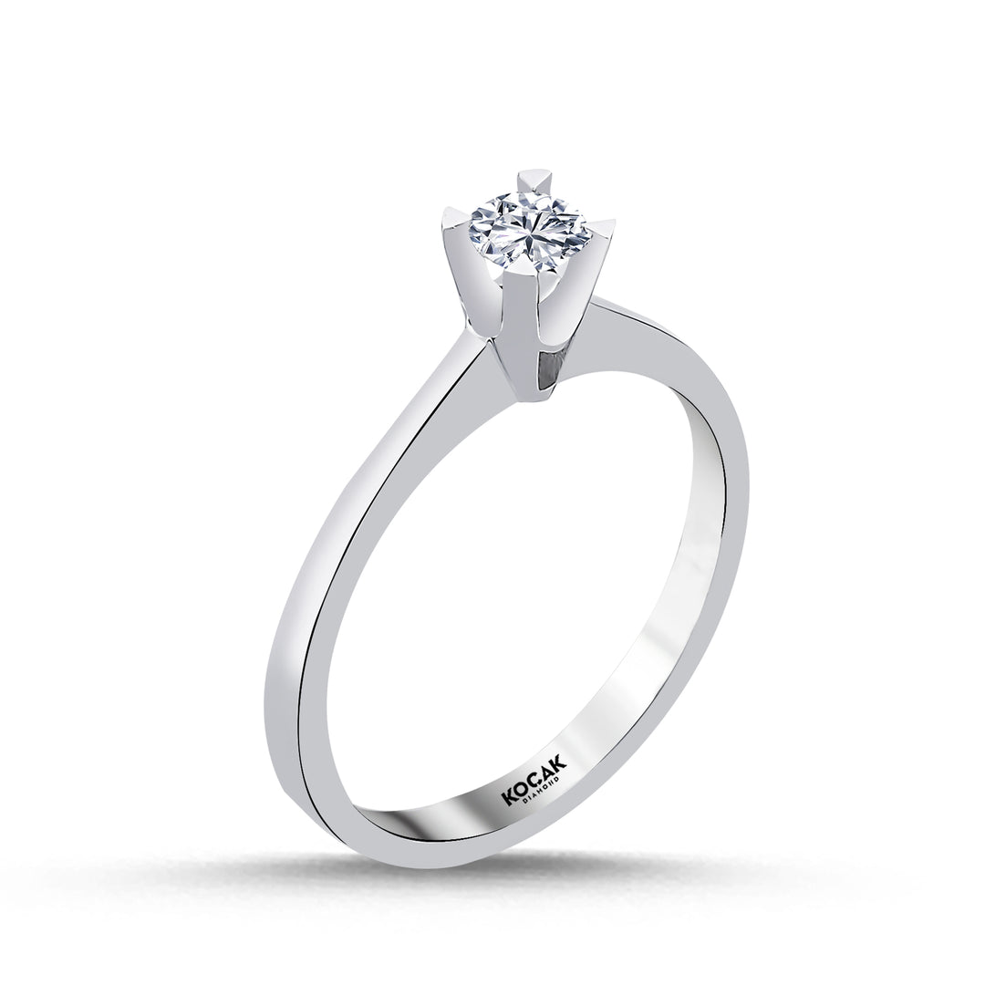 0.25 Karat EF SI Solitaire Diamond Ring