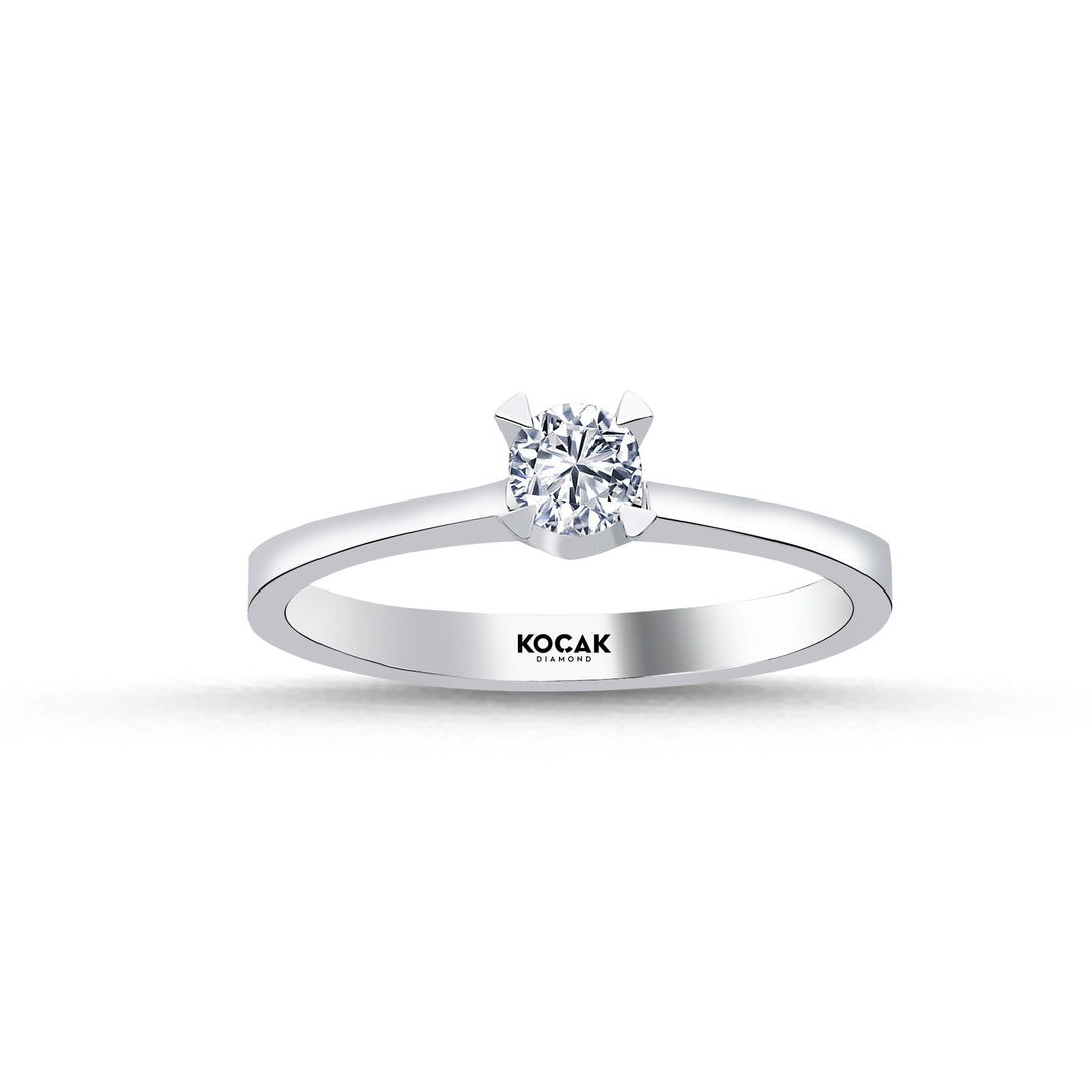 0.25 Karat EF SI Solitaire Diamond Ring