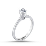 Load image into Gallery viewer, 0.30 Karat EF SI Diamond Solitaire Ring