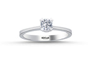 0.30 Karat EF SI Diamond Solitaire Ring