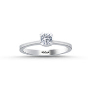 0.30 Karat EF SI Diamond Solitaire Ring