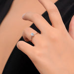 Load image into Gallery viewer, 0.30 Karat EF SI Diamond Solitaire Ring